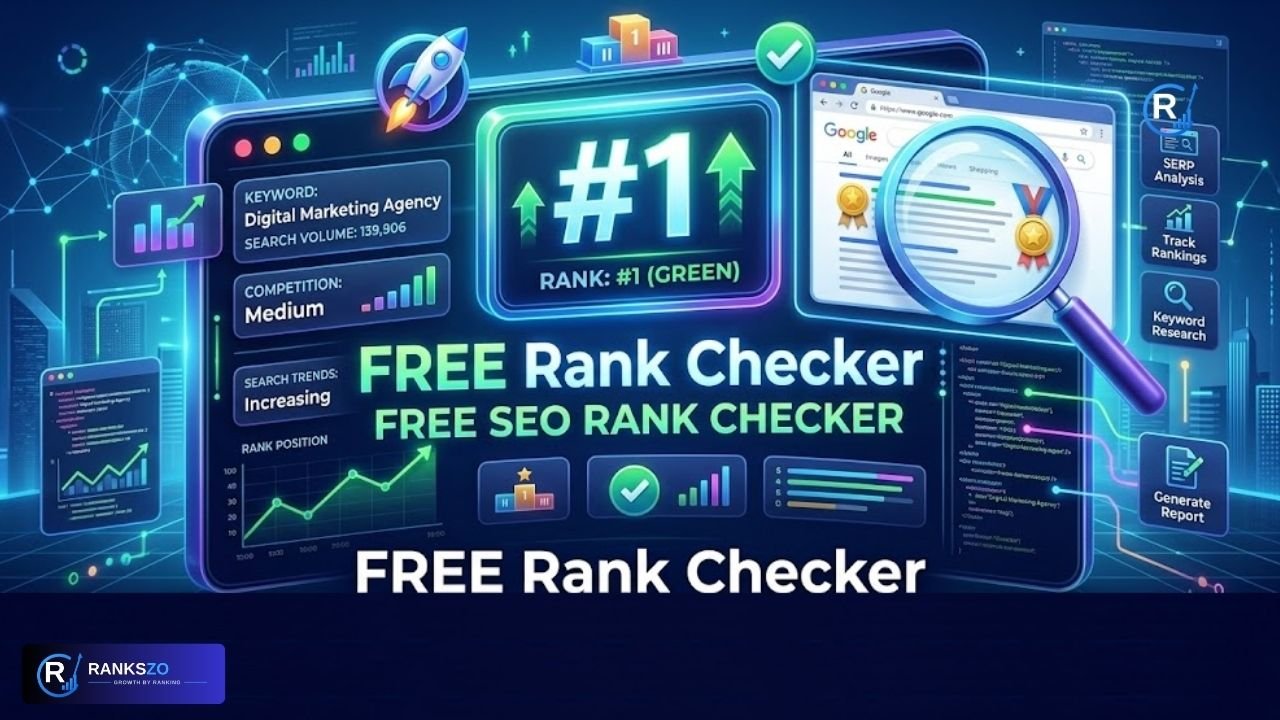 The Ultimate Free Rank Checker Guide Featuring Rankszo
